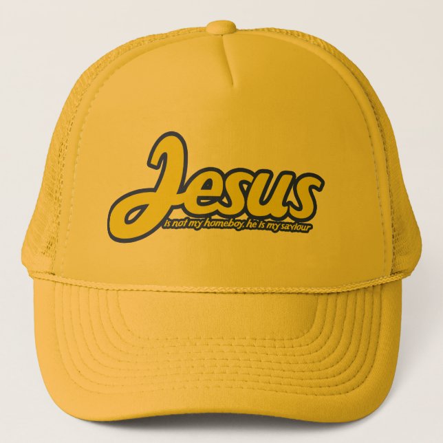 Casquette Jésus n'est pas mon fils, il est mon sauveur (Devant)