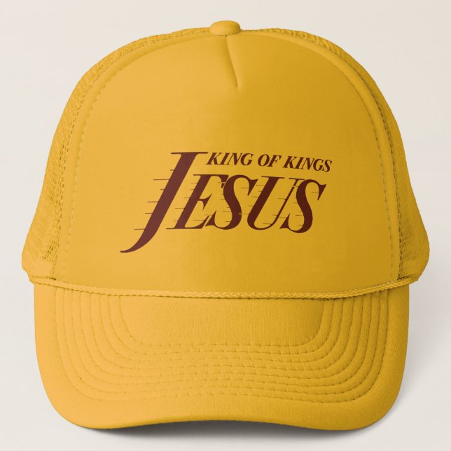 Casquette Jésus-roi des rois (Devant)
