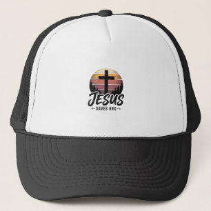 Casquette Jesus Sauve Frère Vintage Chemise Croix Chrétienne