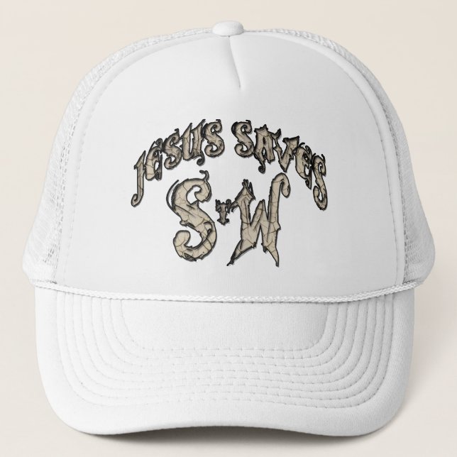 Casquette Jésus sauve répandre la parole (Devant)
