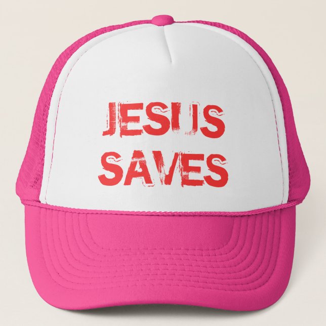 CASQUETTE JÉSUS SAUVE TRUCKER HAT (Devant)