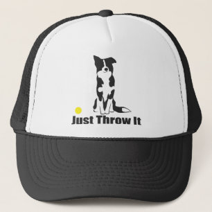 Casquette Jetez-juste le chien de   border collie