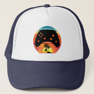 CASQUETTE JEU DE JEUX GAMER RETRO SUNSET