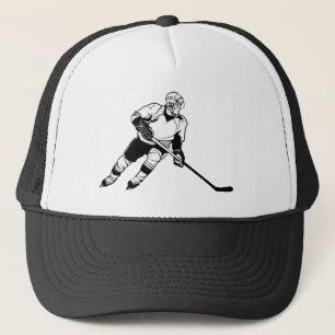 Casquette Jeu Joueur de hockey Sport Silhouette