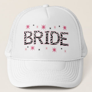 Casquette Jeune mariée de zèbre