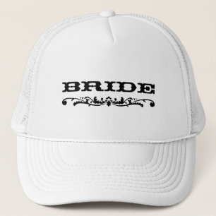 Casquette Jeune mariée occidentale du mariage  