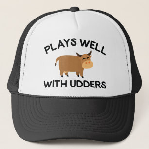 Casquette Jeux bien avec des mamelles