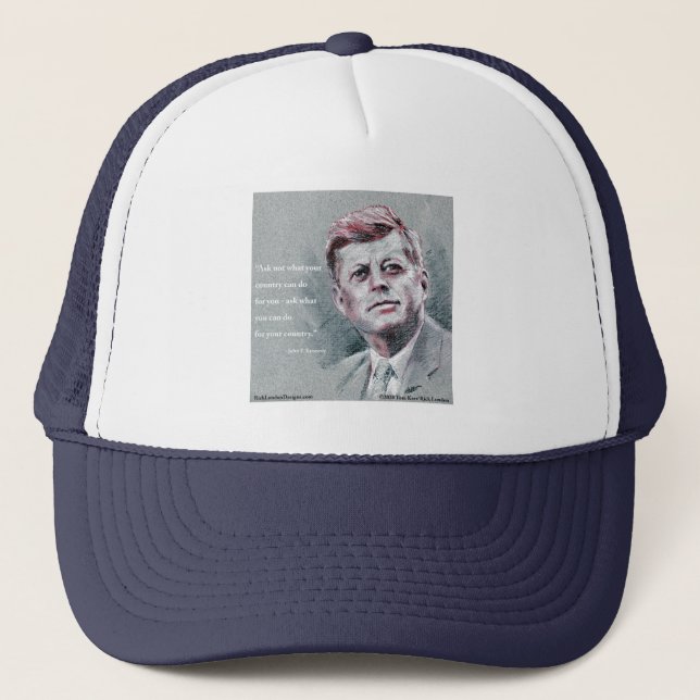 Casquette JFK et devis (Devant)
