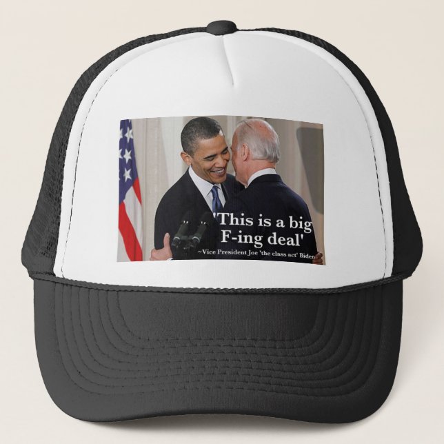 Casquette Joe Biden 'ceci est un grand deal f-ing (Devant)