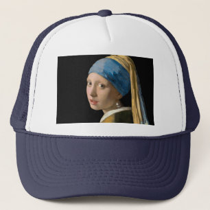 Casquette Johannes Vermeer - Fille avec une oreille perle