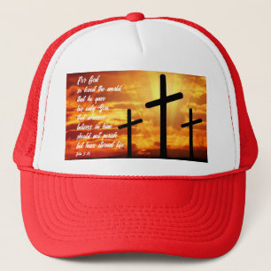 CASQUETTE JOHN 3:16 VERSET DE LA BIBLE TENDANCE CADEAU CHRÉT