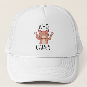 Casquette Joli Chat Antisocial Qui S'en Fout Anti Drame Mino