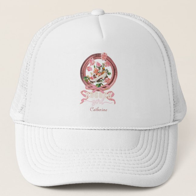 Casquette Joli classique fille rococo rose chaussure nom (Devant)