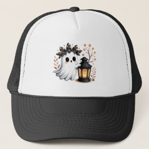 Casquette Joli Fantôme avec Lanterne Citrouille