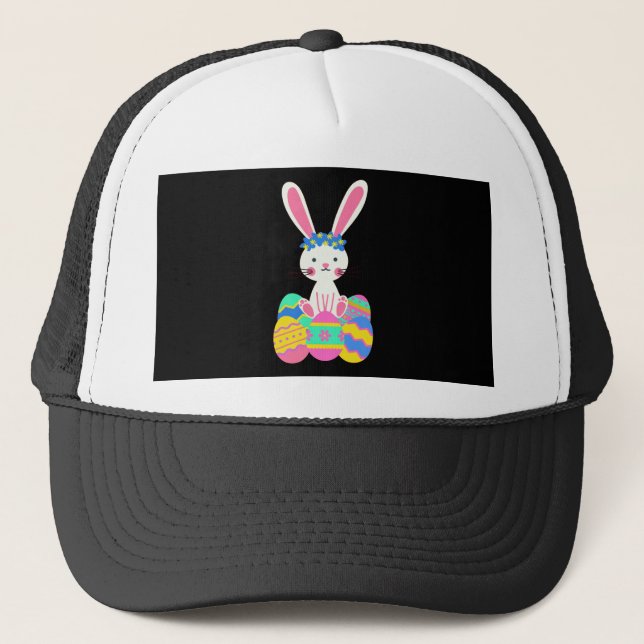 Casquette Joli lapin de Pâques (Devant)