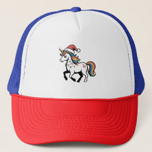 Casquette Joli licorne cerf renne lumières de Noël drôle