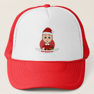 Casquette Joli Noël garçon dessin animé Trucker Chapeau
