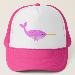Casquette Jolie fille rose bébé Narwhal