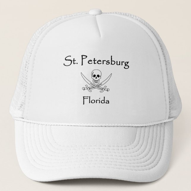 Casquette Jolly roger de St Petersburg la Floride (Devant)