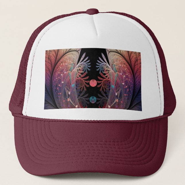 Casquette Jonglage Abstrait Art moderne Imaginaire fractal (Devant)