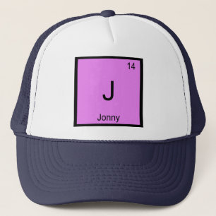 Casquette Jonny Name Chimistry, Élément Tableau périodiqu
