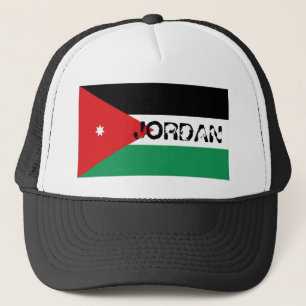 Casquette jordanien de souvenir de drapeau de la