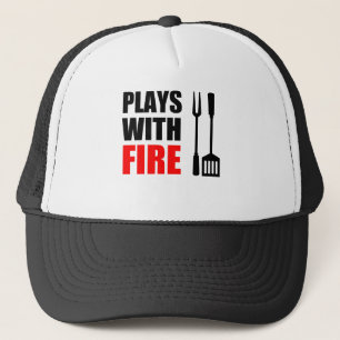 Casquette Joue Avec Grill Feu