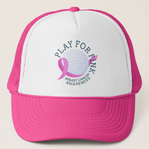 Casquette Jouer pour la sensibilisation au cancer du sein ro