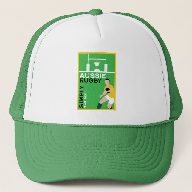Casquette Joueur australien de rugby (Devant)