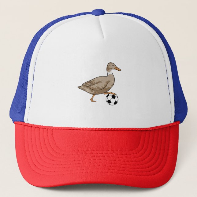 Casquette Joueur de football canard (Devant)