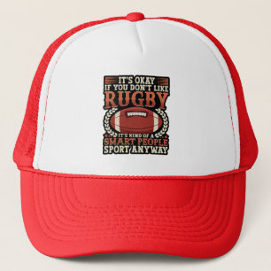 Casquette Joueur De Rugby Type De Gens Intelligents Sport Dr