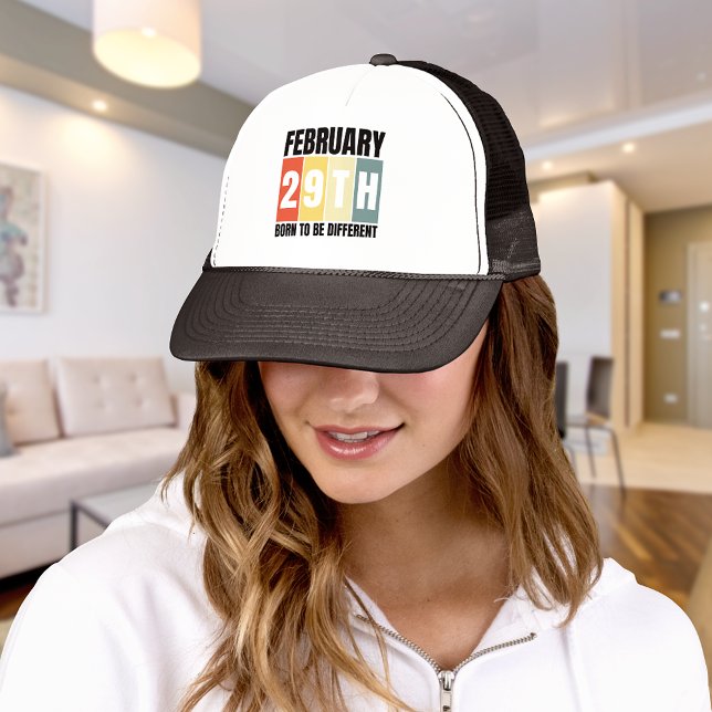 Casquette Jour bissextile Anniversaire Né 29 février Année b (Leap into style with our Leap Day cap – the perfect accessory to celebrate the extra day with flair!)