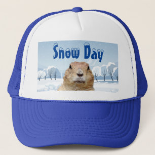 Casquette Jour de la neige de la marmotte