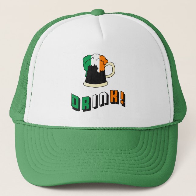 Casquette Jour de la Saint Patrick Irlandais Drôle Mignonne  (Devant)