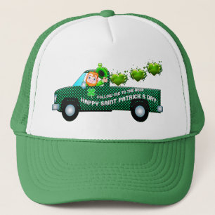 Casquette Jour de la Saint Patrick Leprechaun Drôle bière à 