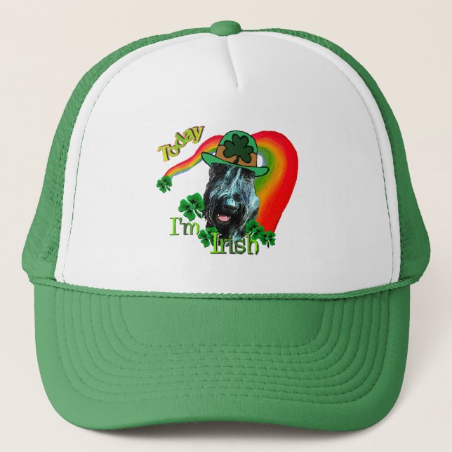 Casquette Jour de la Saint Patrick Schnauzer géant (Devant)