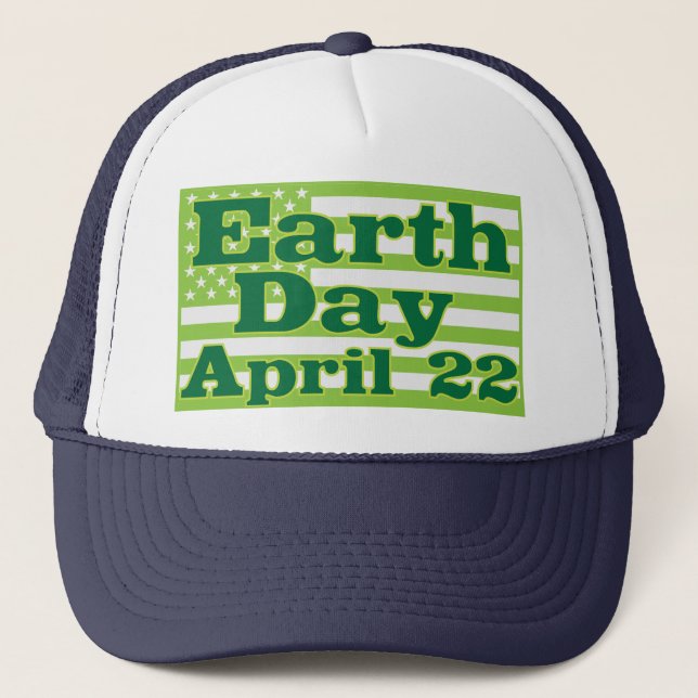 Casquette Jour de la terre 22 avril (Devant)