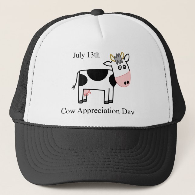 Casquette Journée d'appréciation de la vache (Devant)