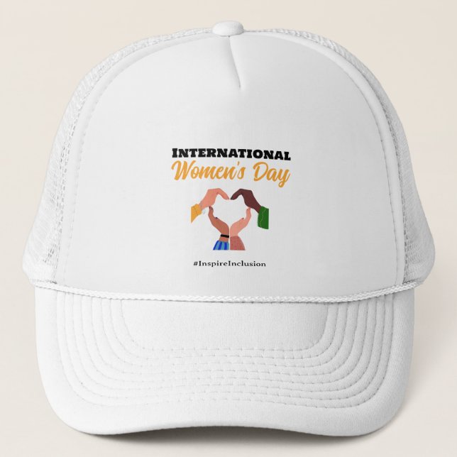 Casquette Journée internationale de la femme 2025 inclusion  (Devant)
