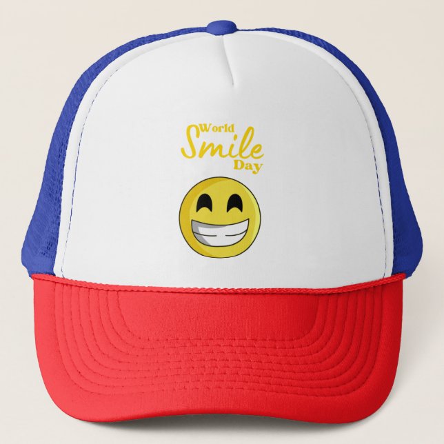Casquette Journée mondiale du sourire émoji T-Shirt (Devant)