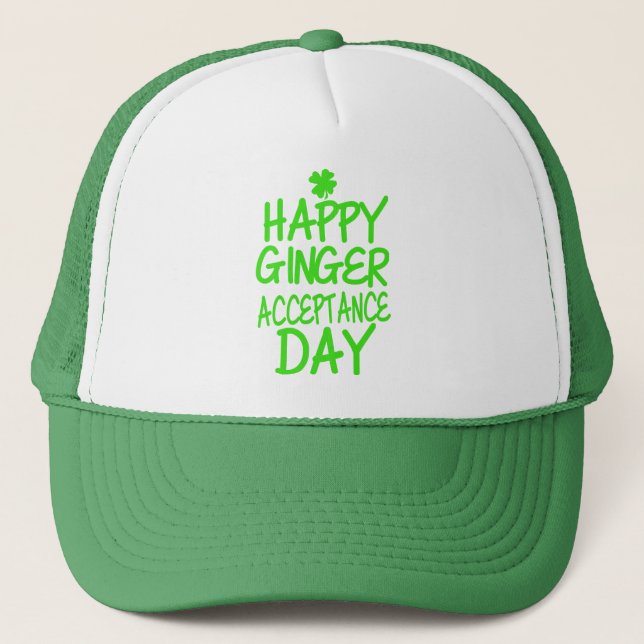 Casquette Joyeuse journée d'acceptation du gingembre (Devant)