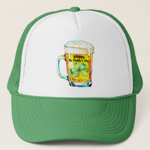 Casquette Joyeuse Saint-Patrick Bière Mug Trèfle Fierté Irla