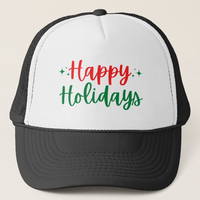 Casquette Joyeuses fêtes (Devant)