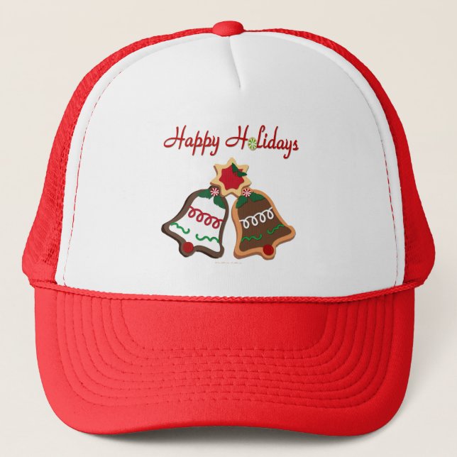 Casquette Joyeuses fêtes Noël Cookie Bells (Devant)