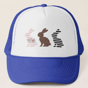 Casquette Joyeuses Pâques Léopard de Pâques Lapin Mignon 