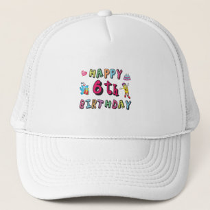 Casquette Joyeux 6e anniversaire 6 ans b jour surprise