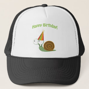 Casquette Joyeux anniversaire ! Escargot