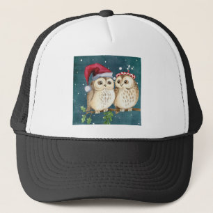 Casquette Joyeux Chouettes de Noël