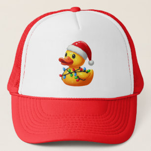 Casquette Joyeux Duckmas, Père Noël Caoutchouc Noël