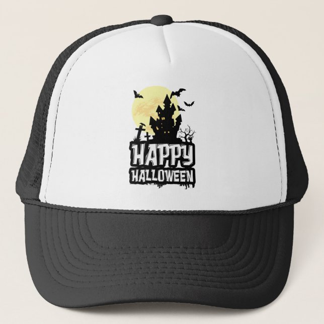 Casquette Joyeux Halloween (Devant)